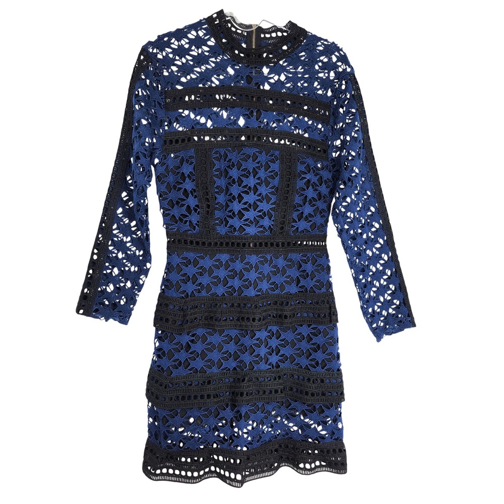 Few Moda NY Womens Star Dress Lace Crochet Indie Whimsigoth Celestial Witchy XS